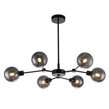 Sherry Iron & Glass 6 Light Pendant